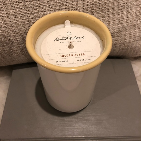 Magnolia Accents Hearth And Hand With Magnolia Candle Golden Aster